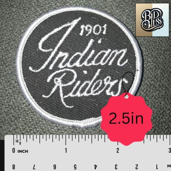 Indian Motor Cycle Patch 2.5in - Picture 1 of 1